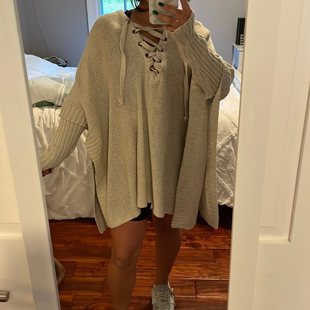 Oversized cozy sweater
